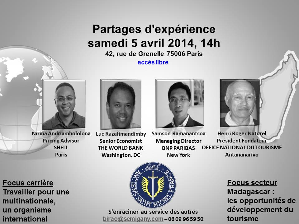 You are currently viewing Partage d’expérience de 4 anciens de Saint-Michel Amparibe, tous experts reconnus dans leurs domaines respectifs