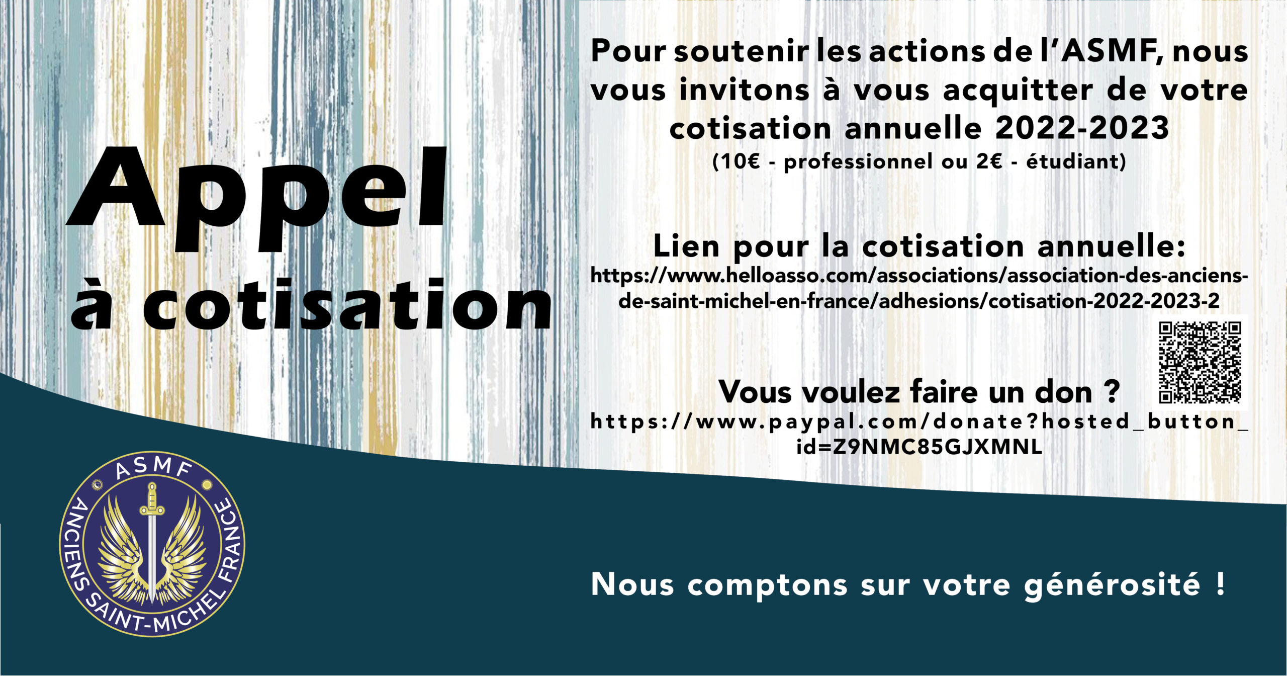 You are currently viewing Appel à cotisation 2022-2023